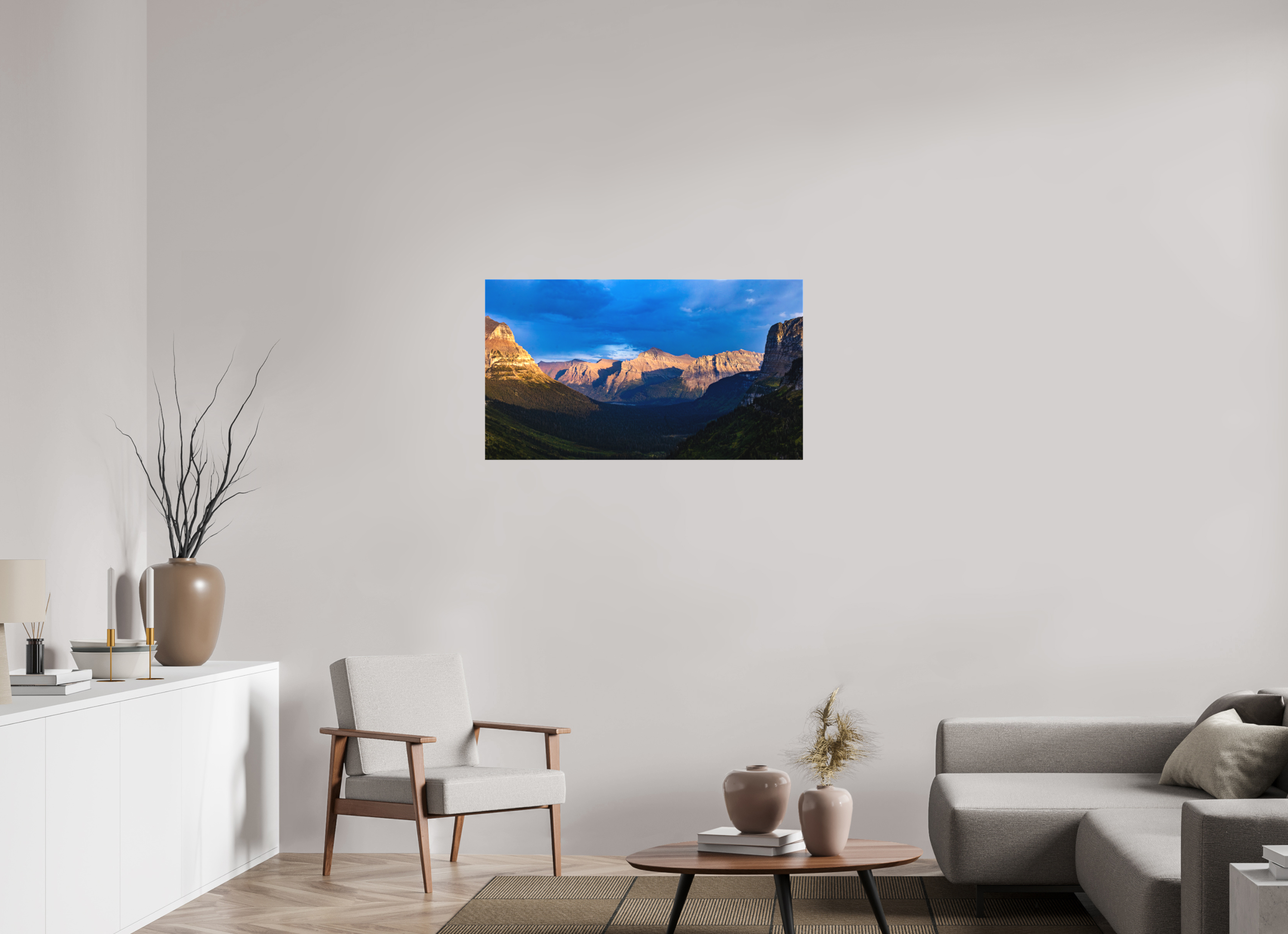 40 x 22.5″, Canvas Autumn in Glacier