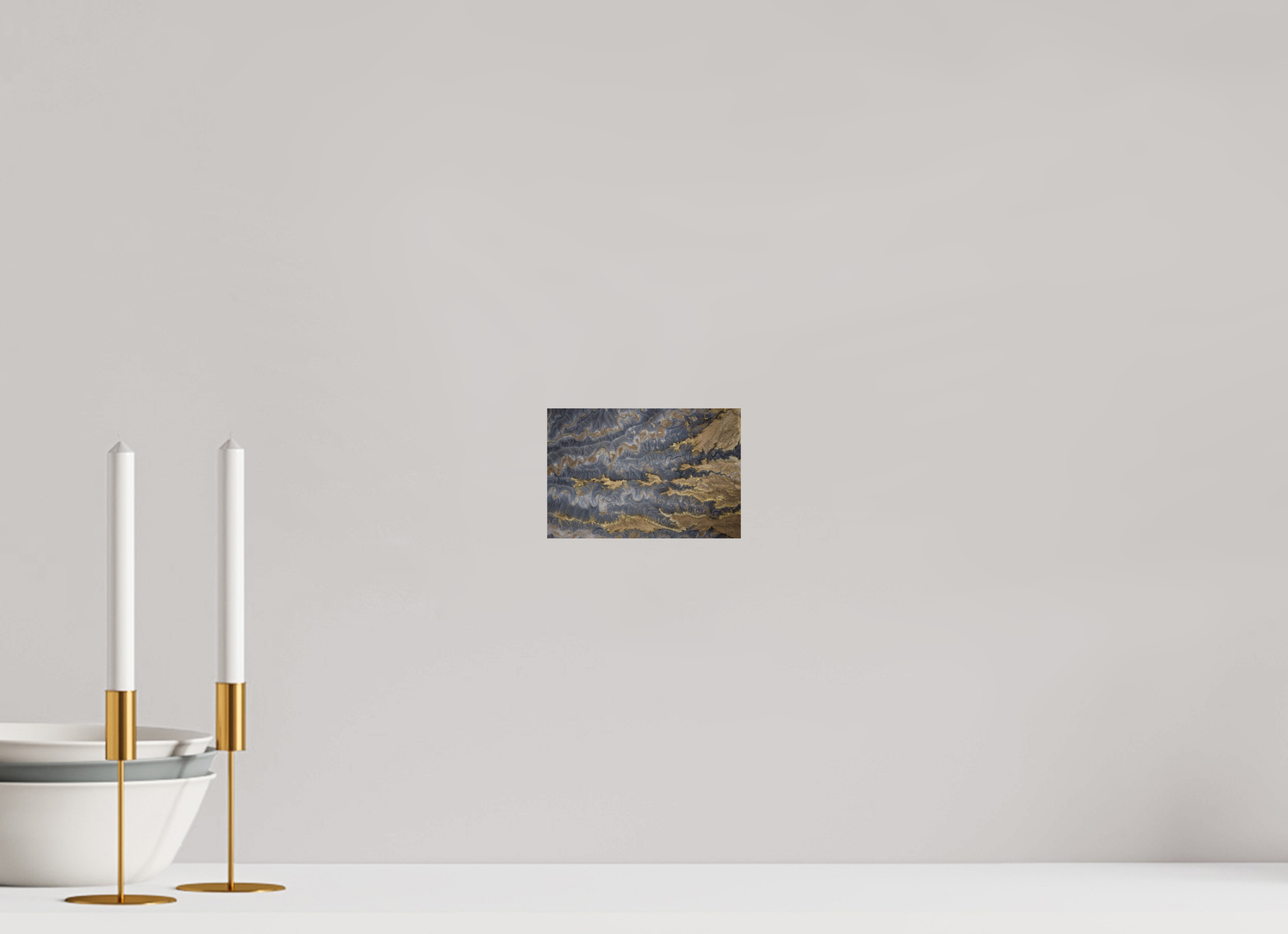 6 x 4″, Metal ERODED EARTH