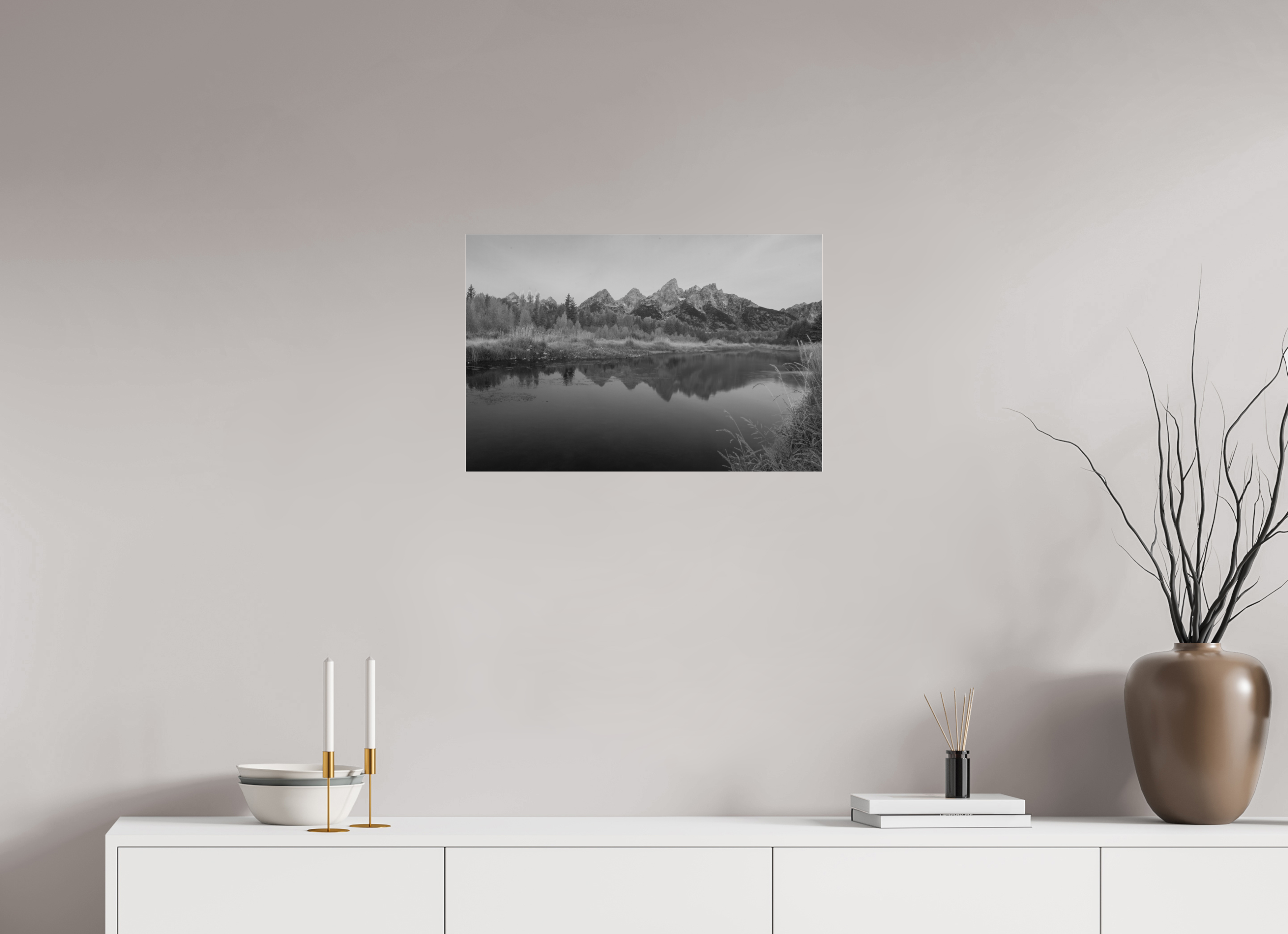 24 x 16″, acrylic TETON SUNRISE