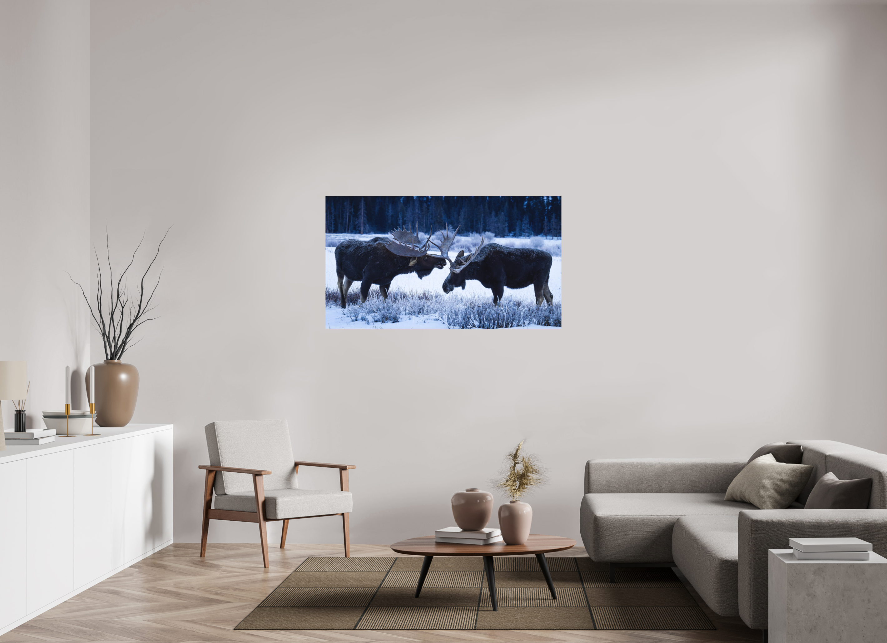 55 x 30.9″, Metal FROSTBOUND