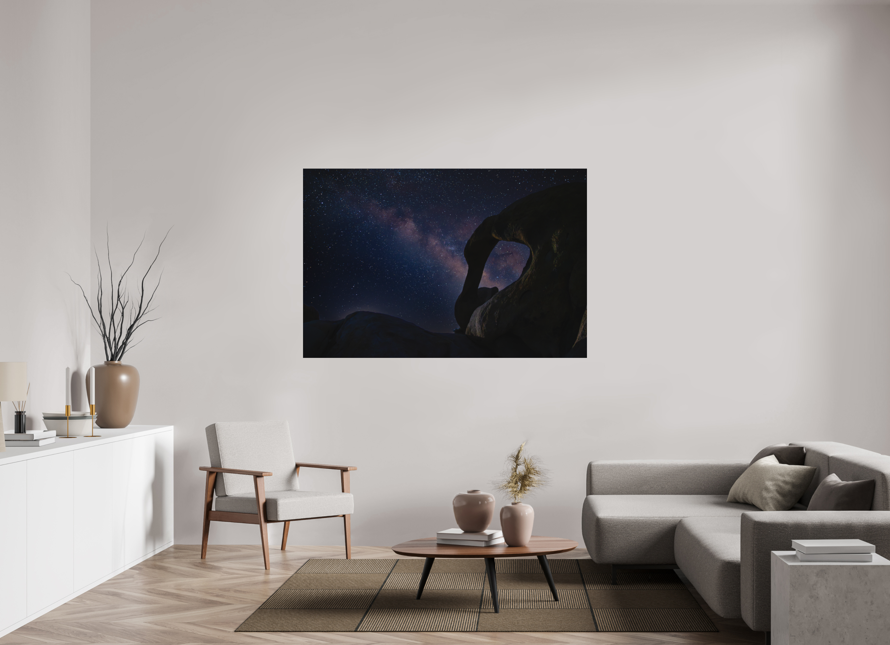 66 x 44″, Metal MILKY WAY ARCH
