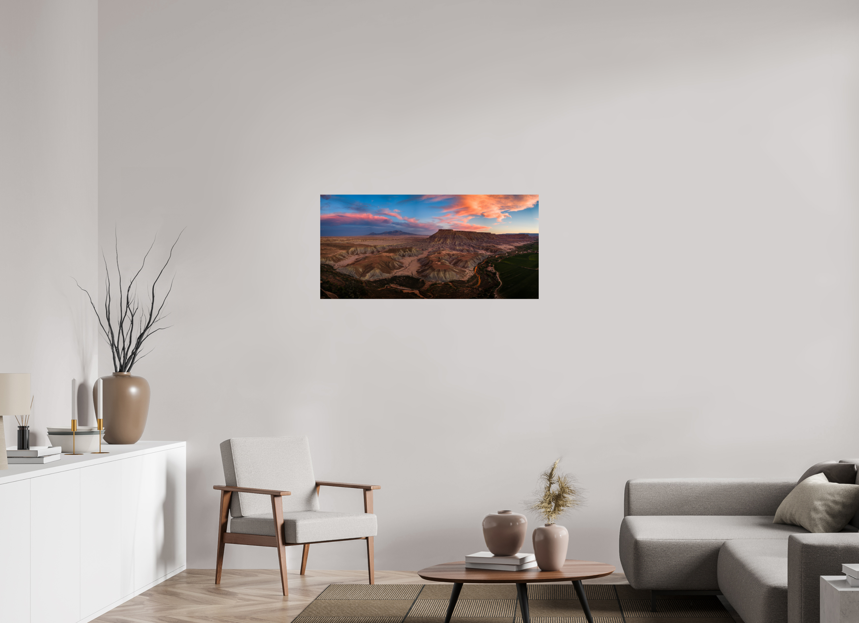 41.9 x 20″, Fine Art prints Last Light of the Badlands