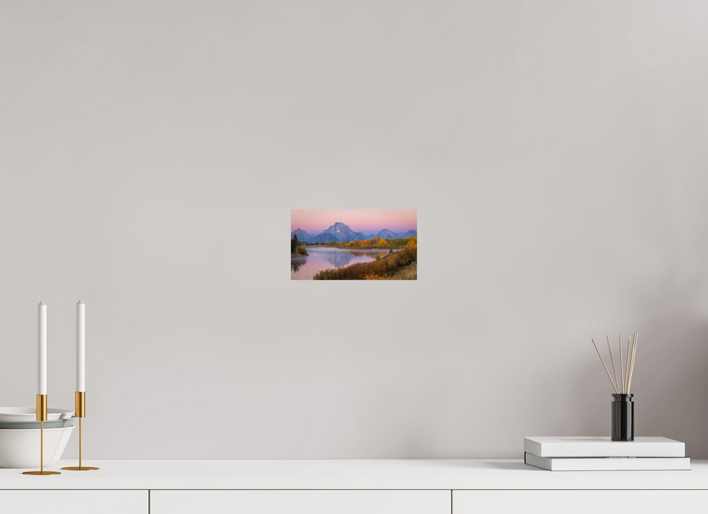 8 x 4.5″, Fine Art prints TETON REFLECTION