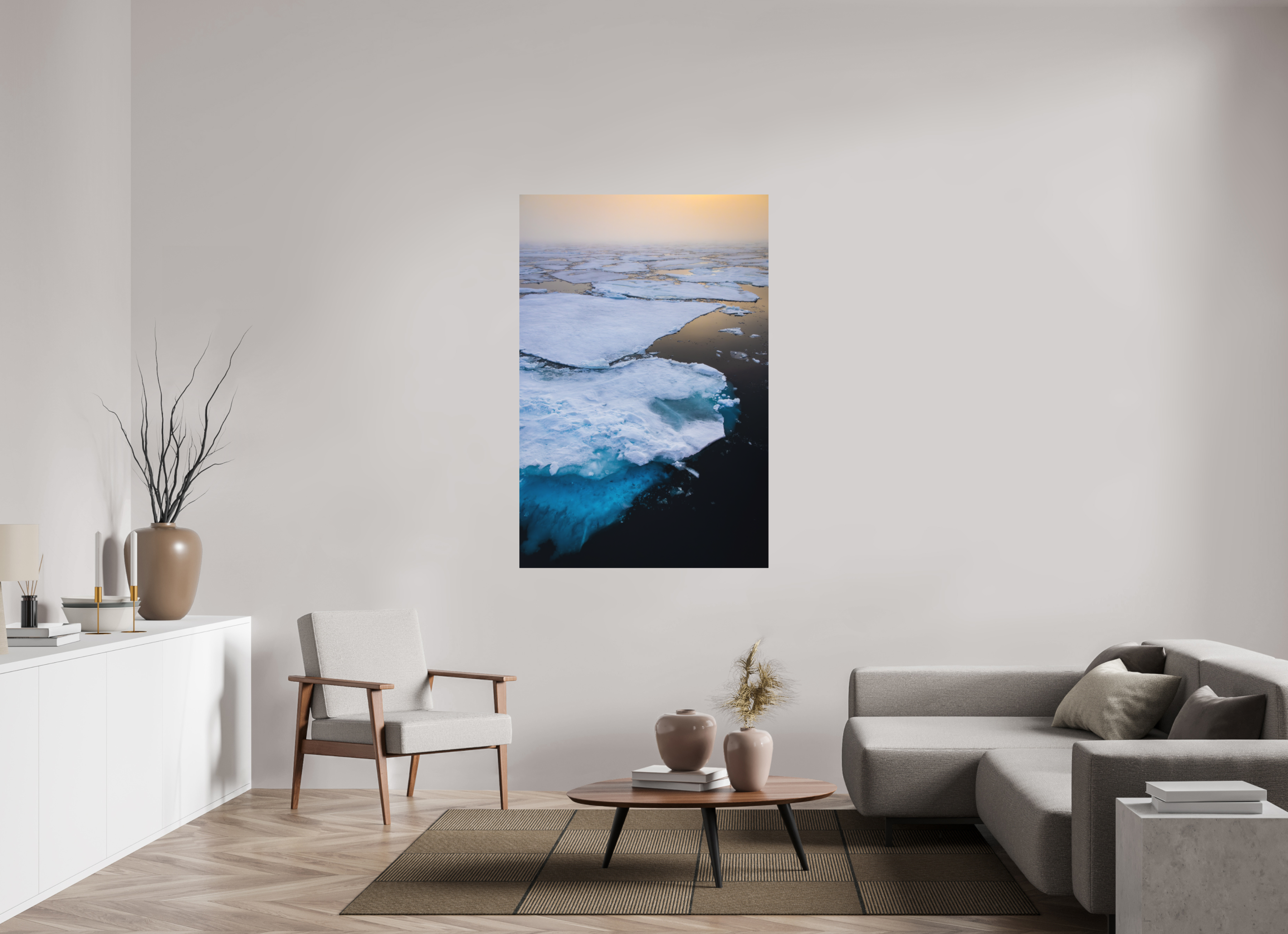 40 x 60″, Metal ARCTIC DRIFT