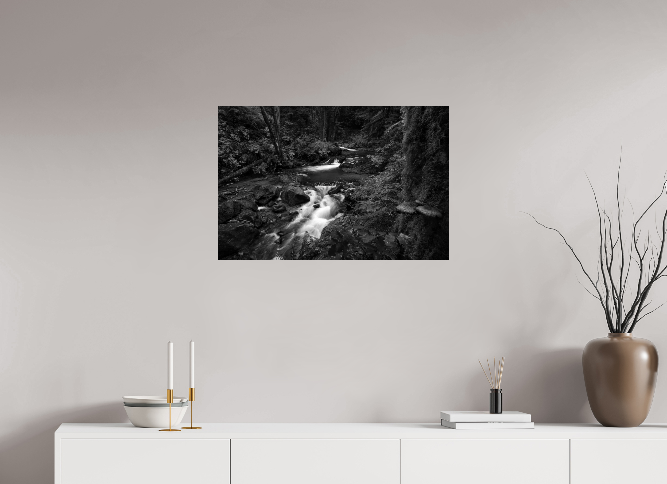 30 x 20″, acrylic Forest Falls