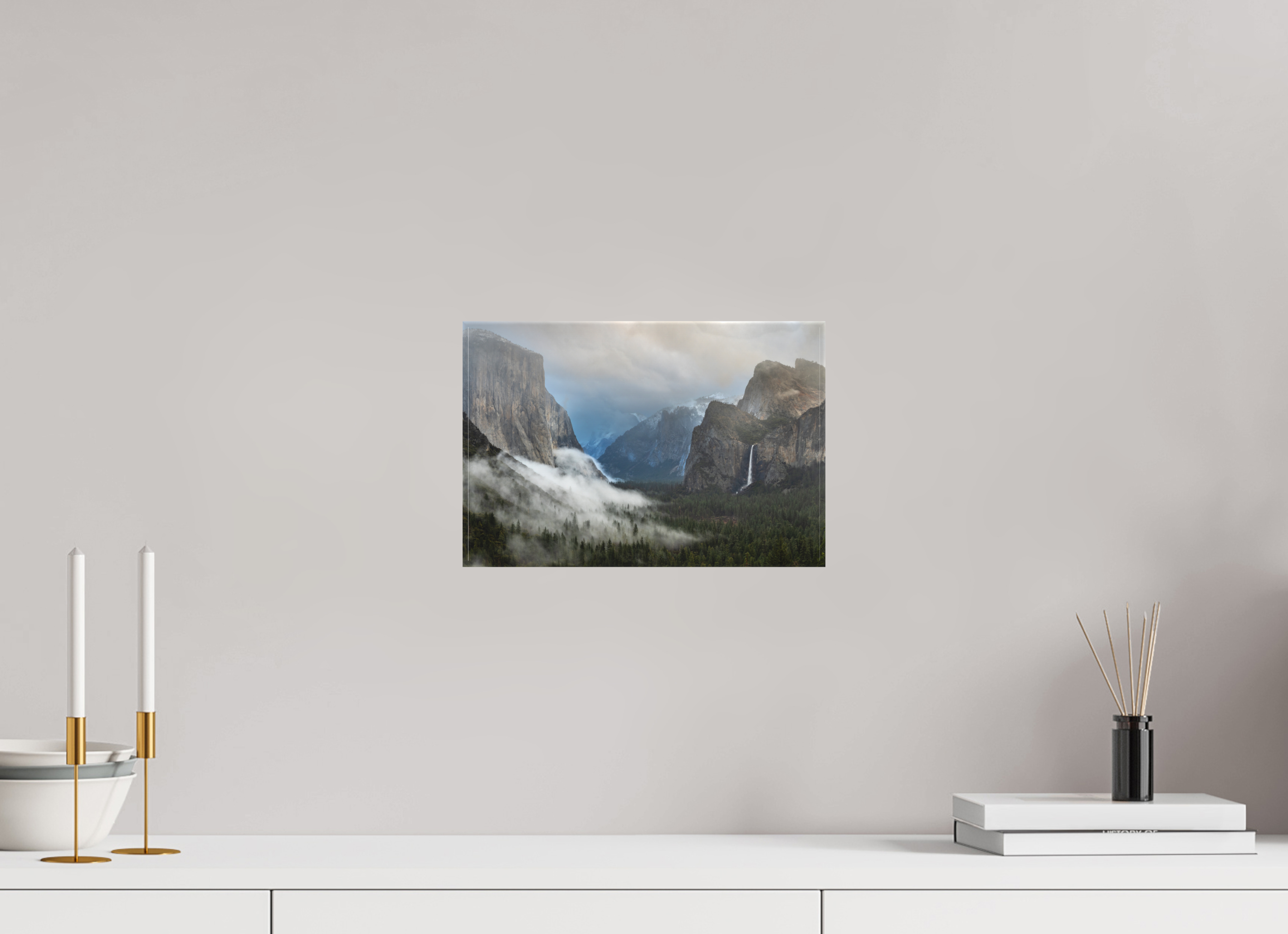 12 x 8″, Canvas Morning Mist, Yosemite Valley