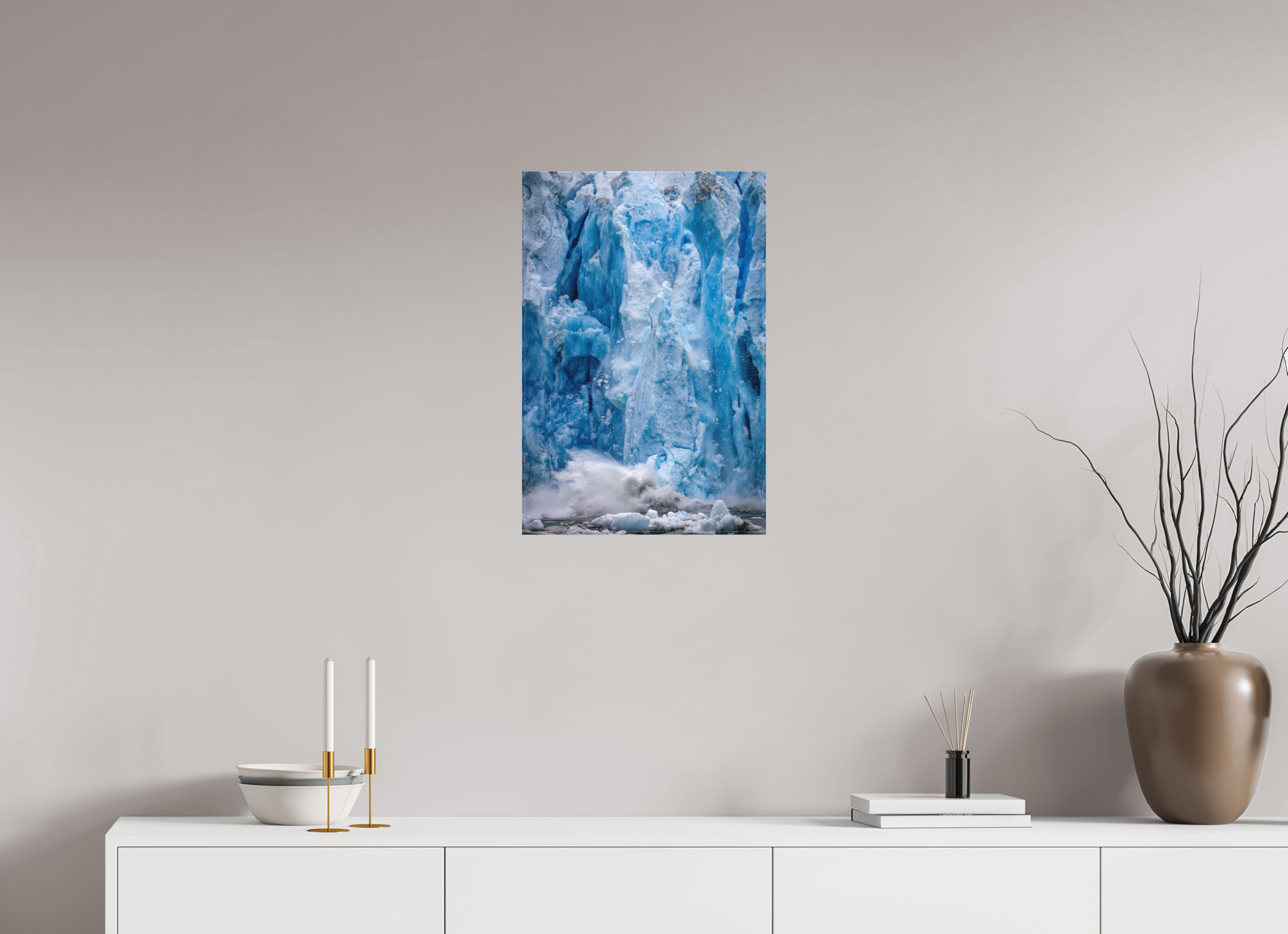 16 x 24″, Canvas BLUE GLACIER