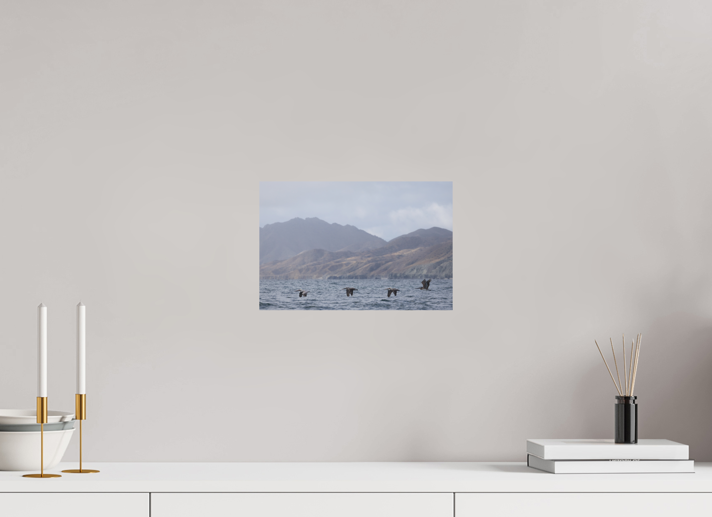 12 x 8″, Metal Morning Flight