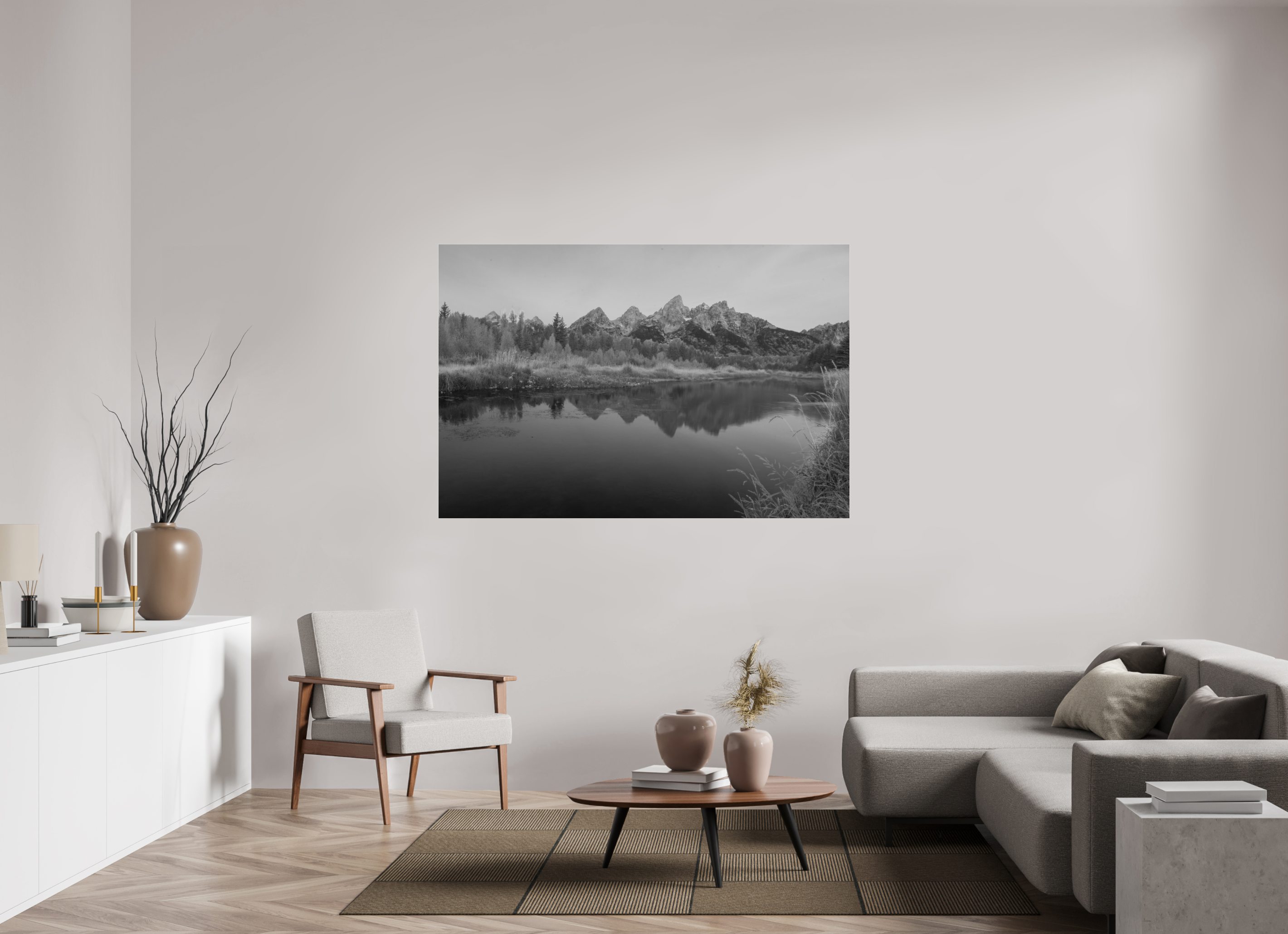 66 x 44″, acrylic TETON SUNRISE