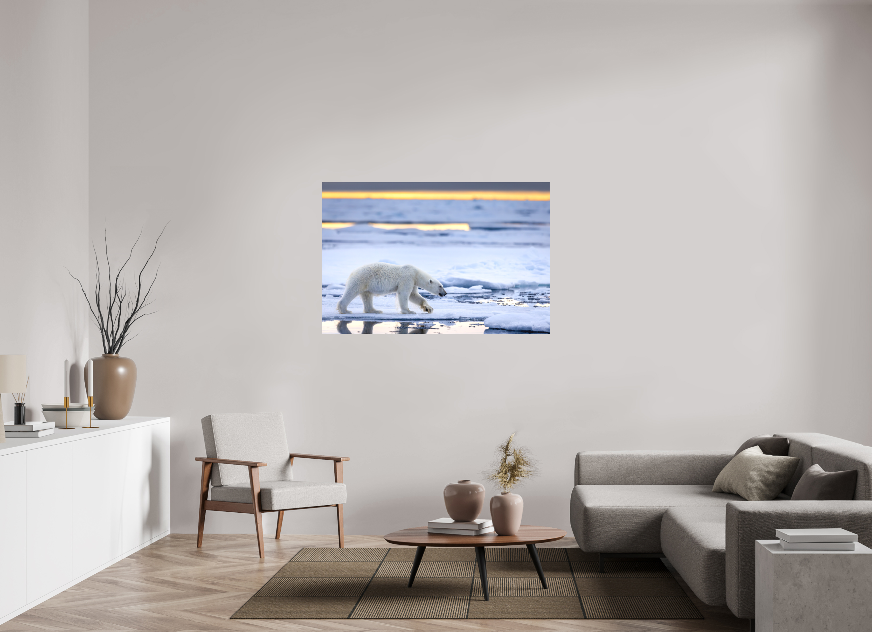 54 x 36″, Metal FIRST ICE