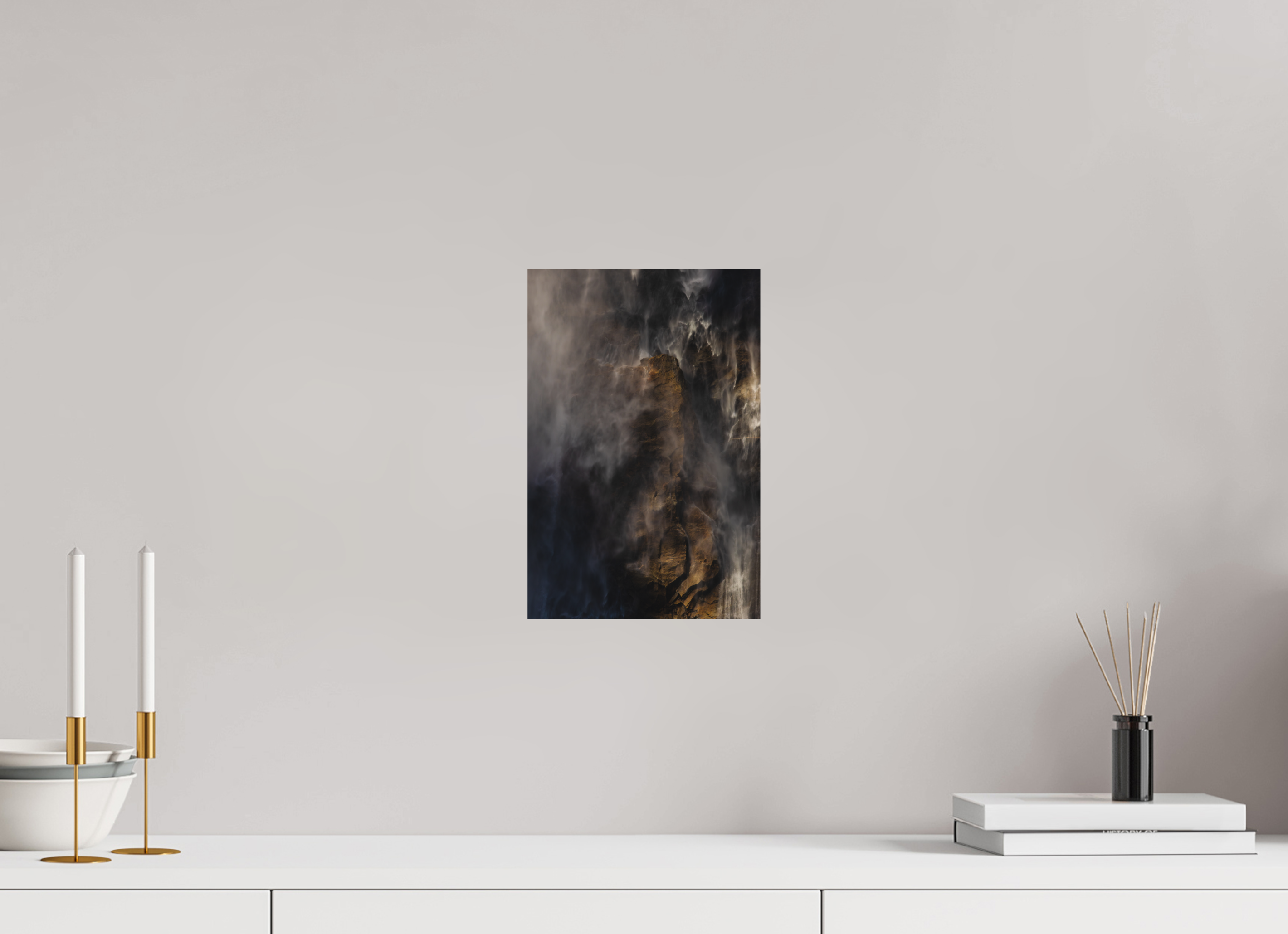 8 x 12″, Metal Rock and Veil
