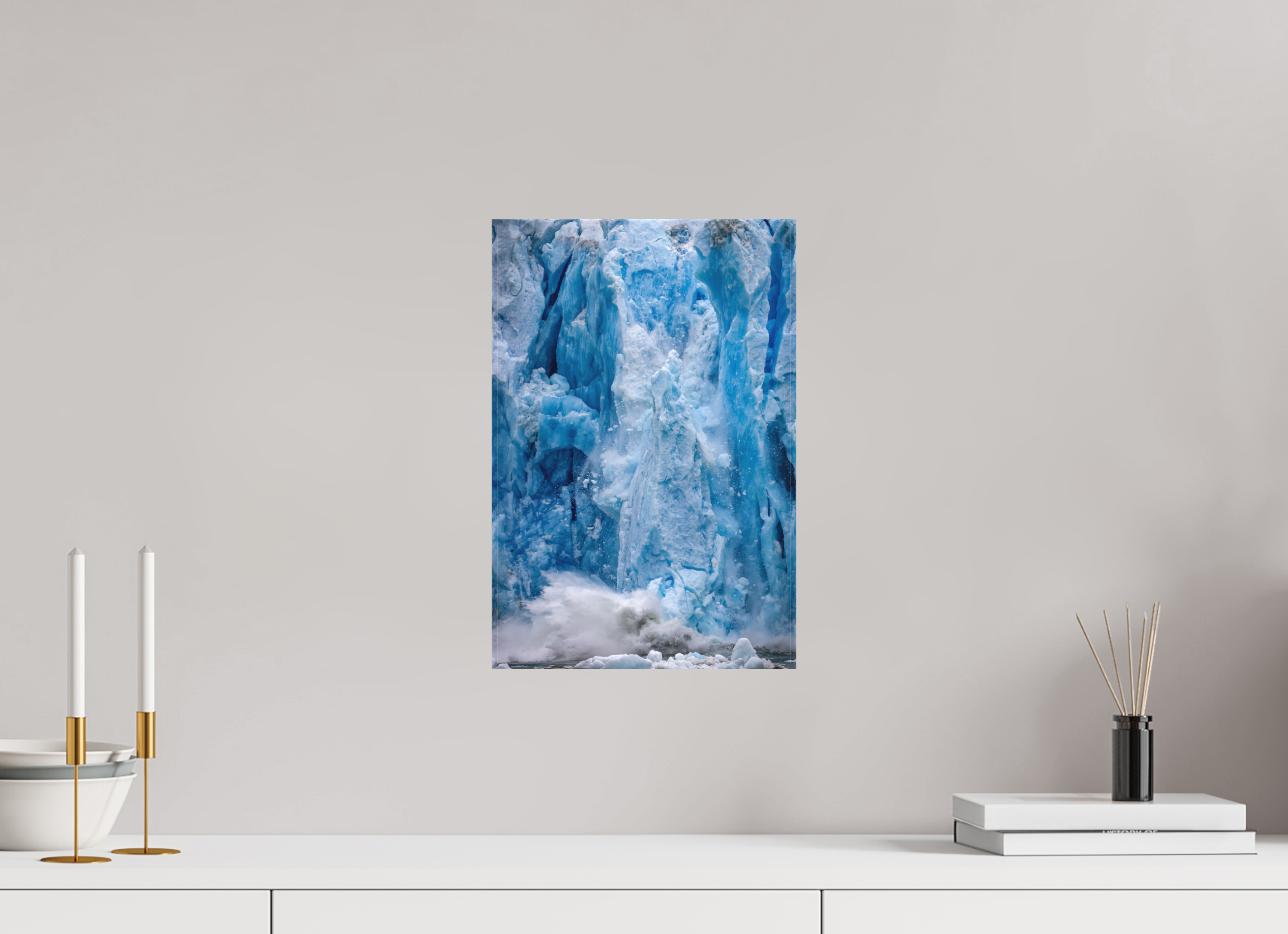 10 x 15″, Canvas BLUE GLACIER