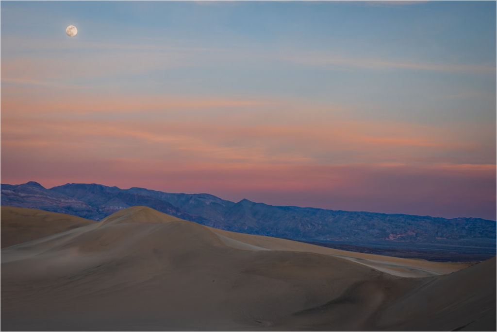 Main image Full Moon Over the Mesquite Dunes