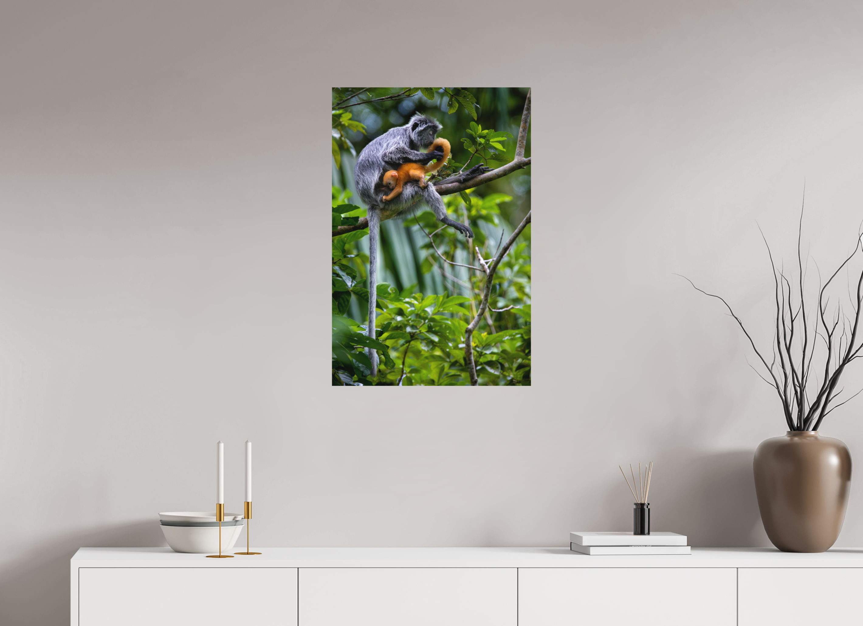 20 x 30″, Metal treetop watch
