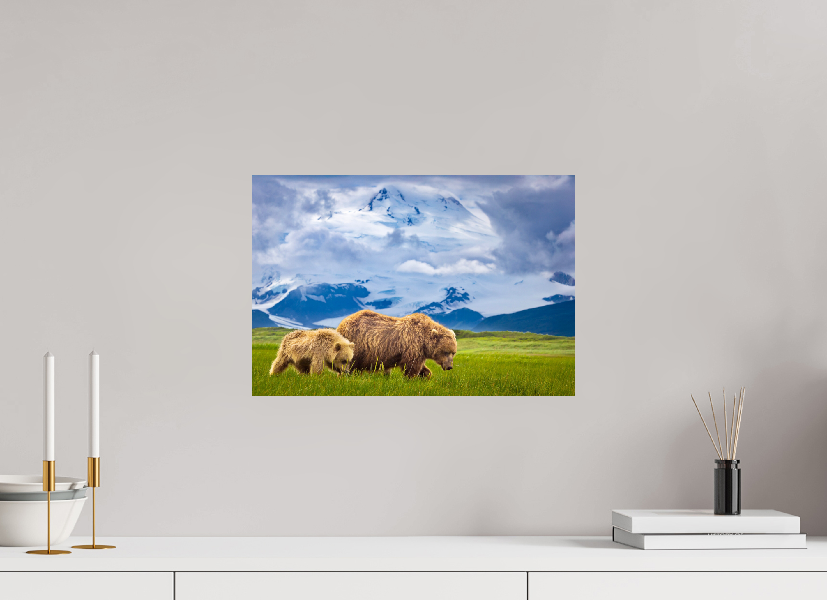 17.5 x 12″, Fine Art prints Coastal Bears