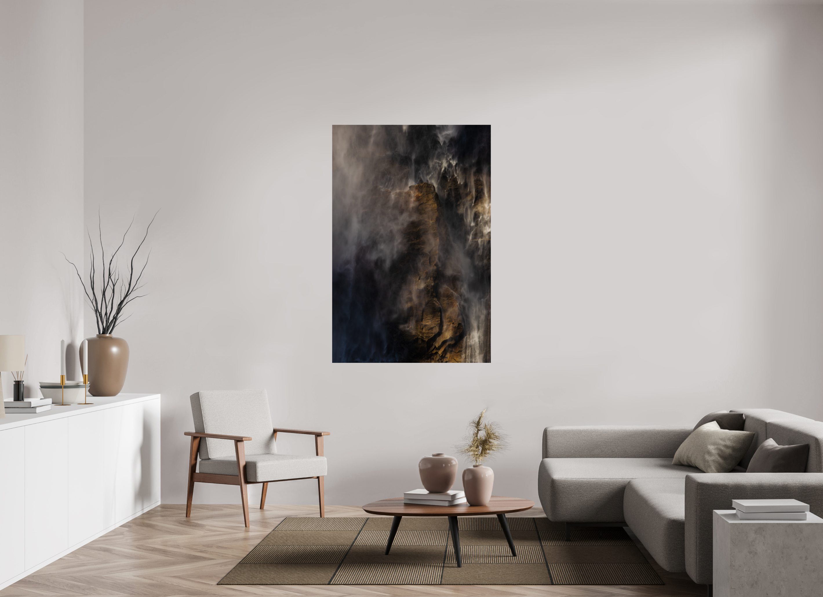 40 x 60″, Fine Art prints Rock and Veil
