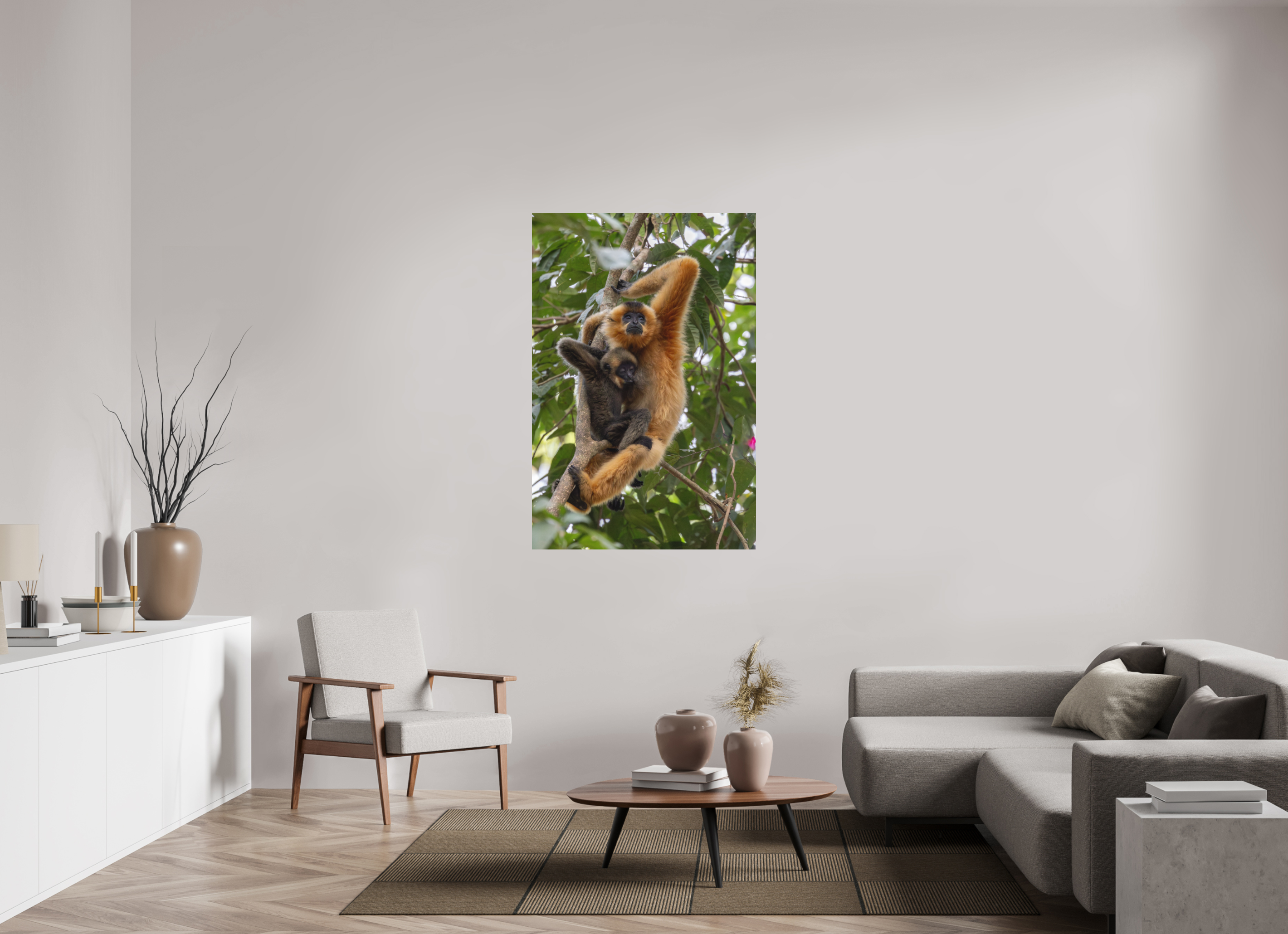 36 x 54″, Metal Holding On