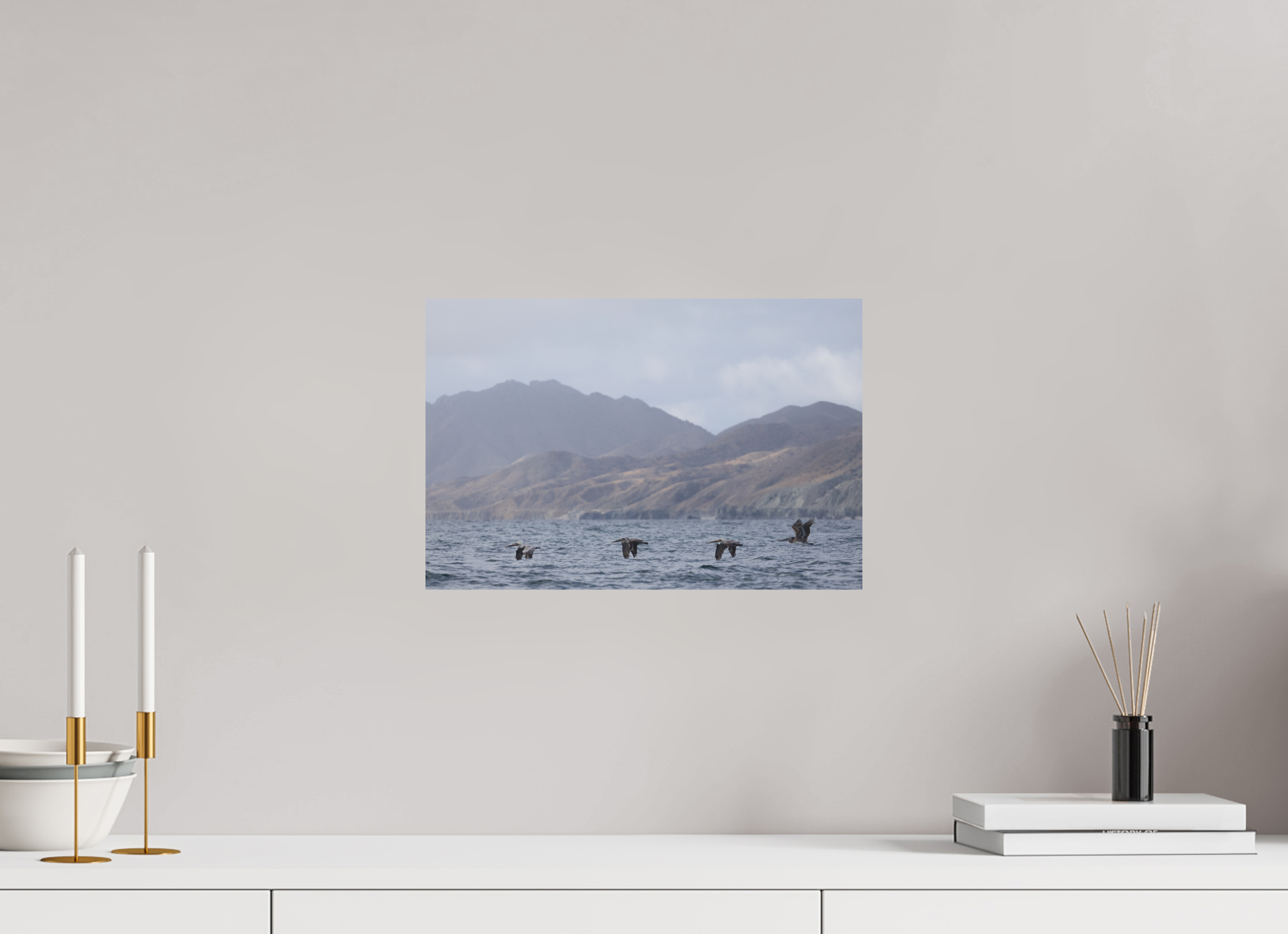 15 x 10″, Metal Morning Flight