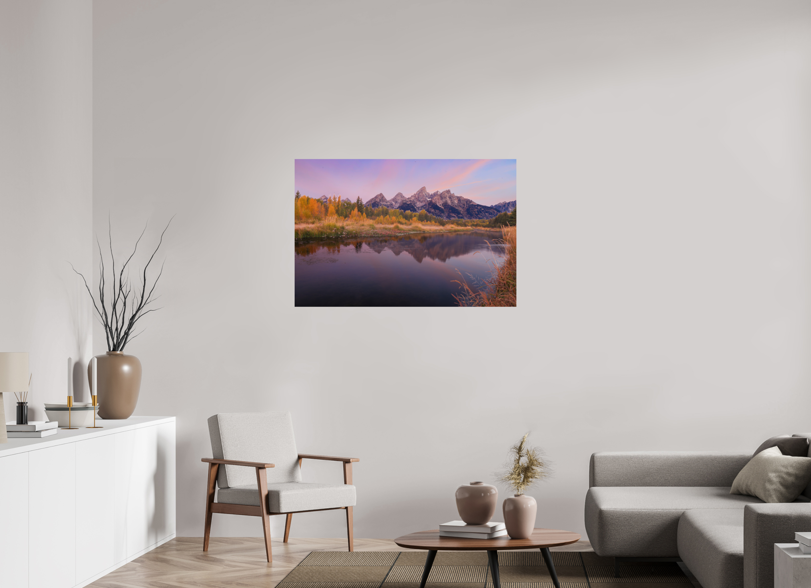 45 x 30″, Fine Art prints TETON SUNRISE