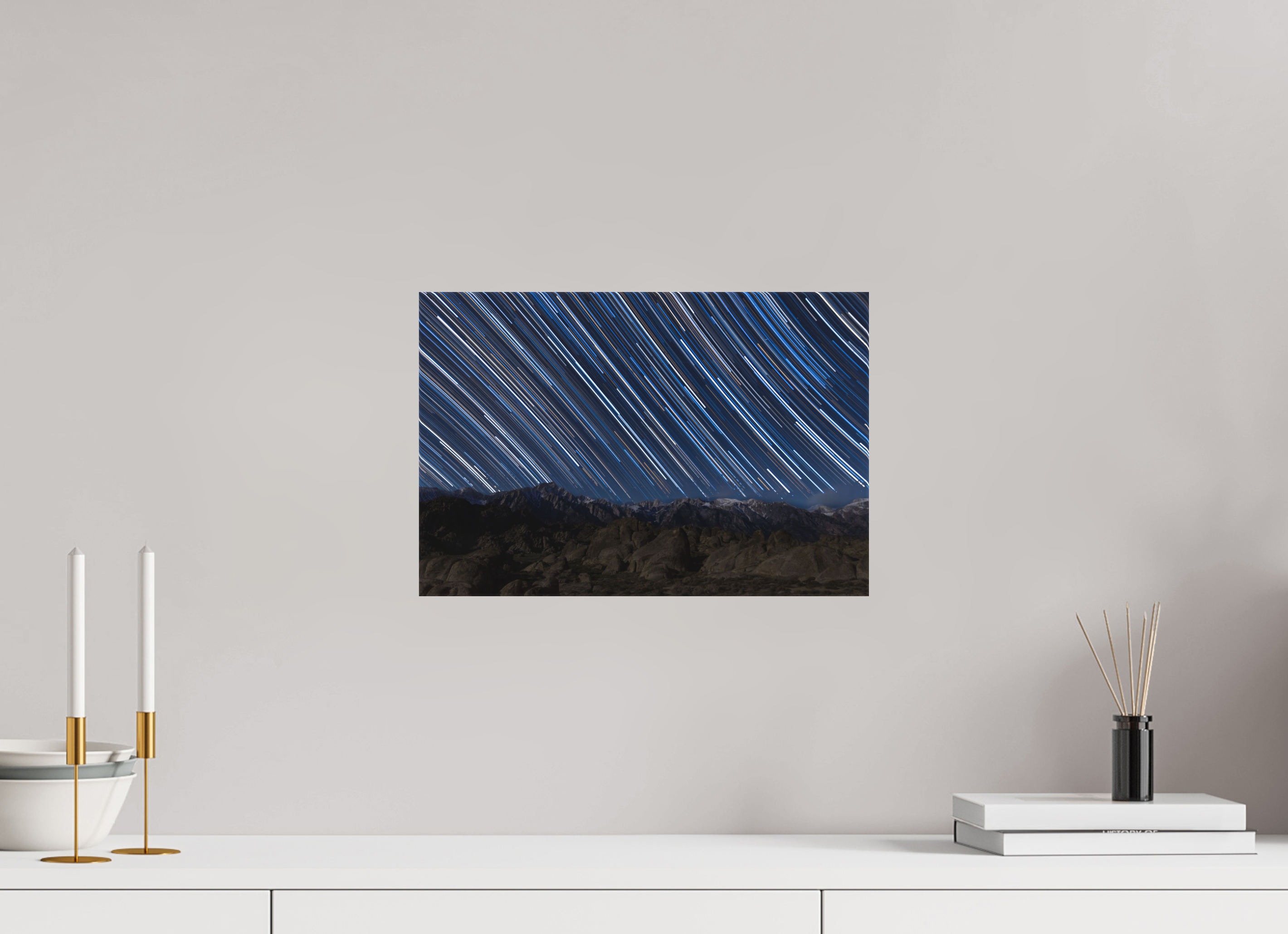 15 x 10″, Canvas STAR TRAILS