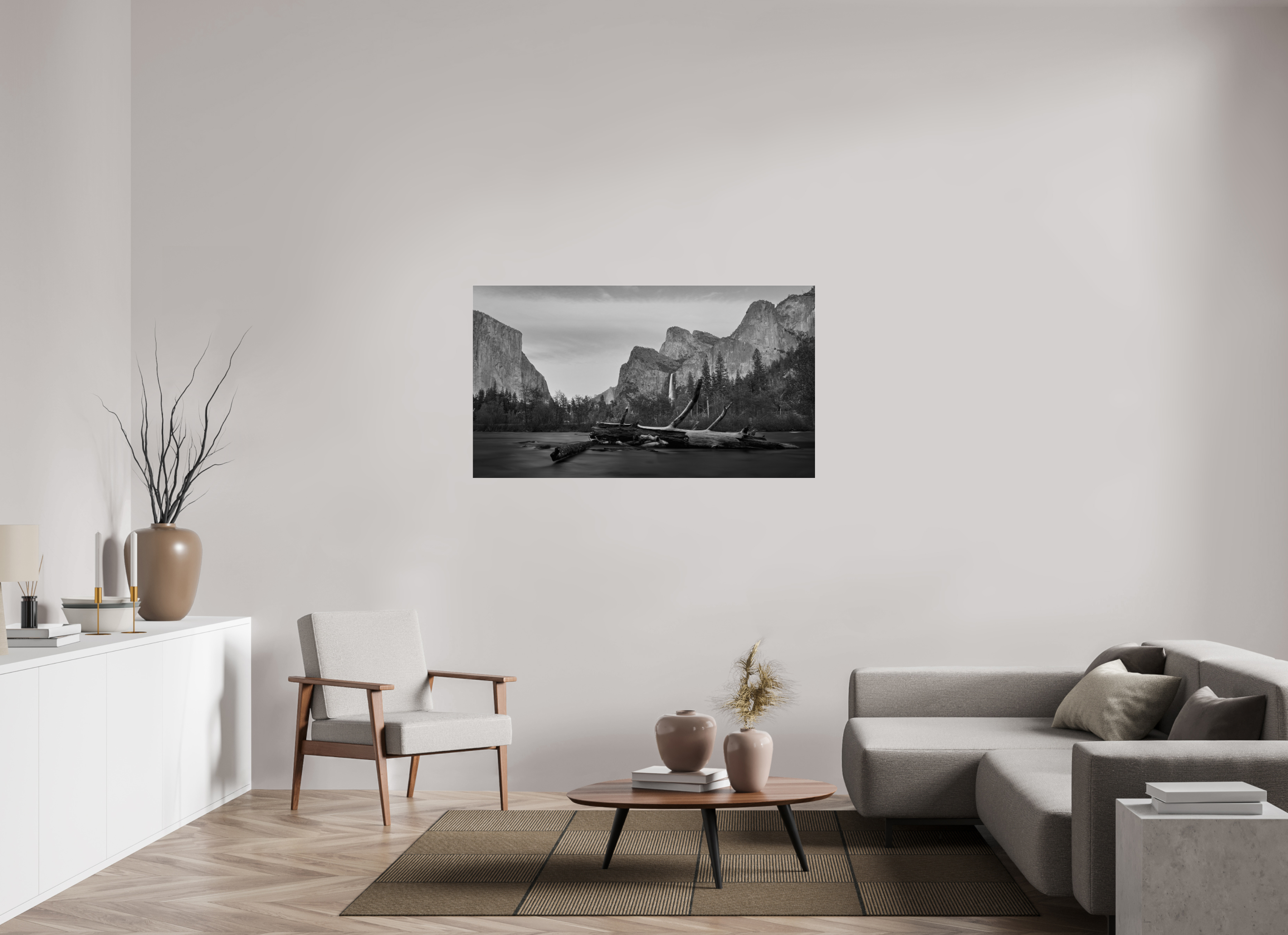 55 x 30.9″, acrylic Spring In the Valley