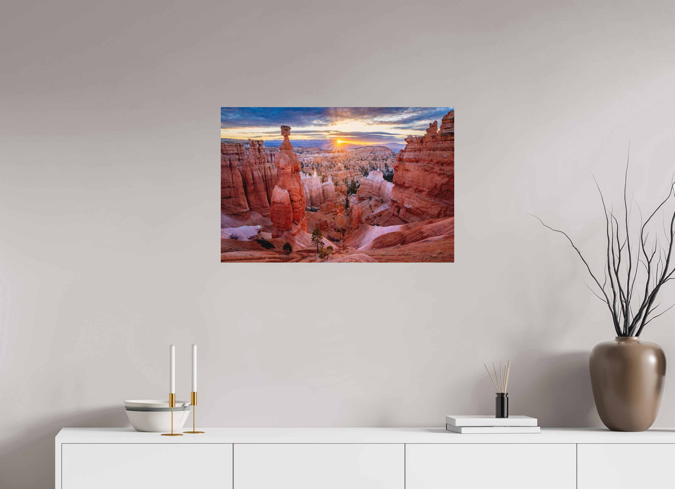 30 x 20″, Metal BRYCE SUNRISE