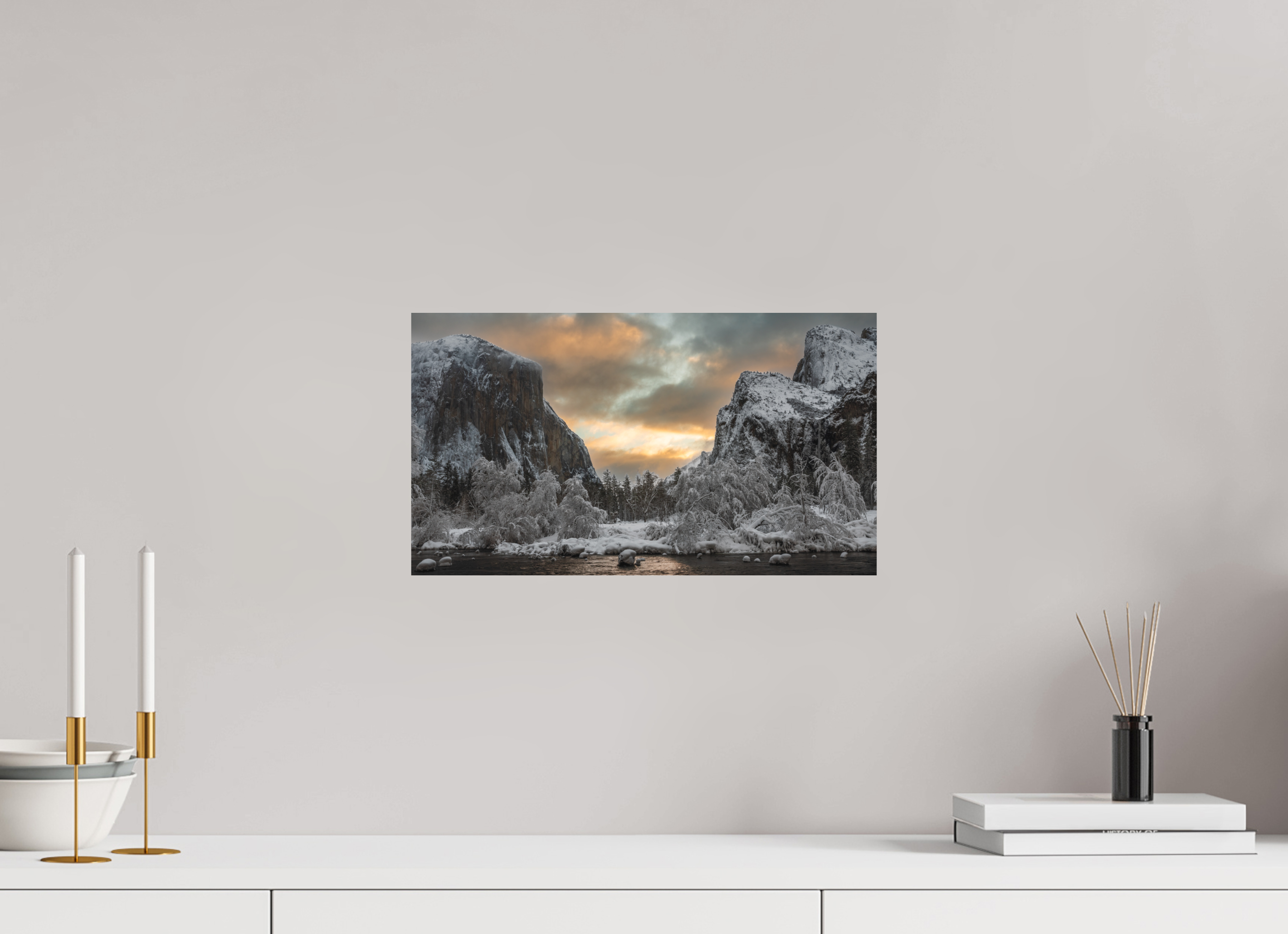16 x 9″, Metal Tunnel View After the Storm