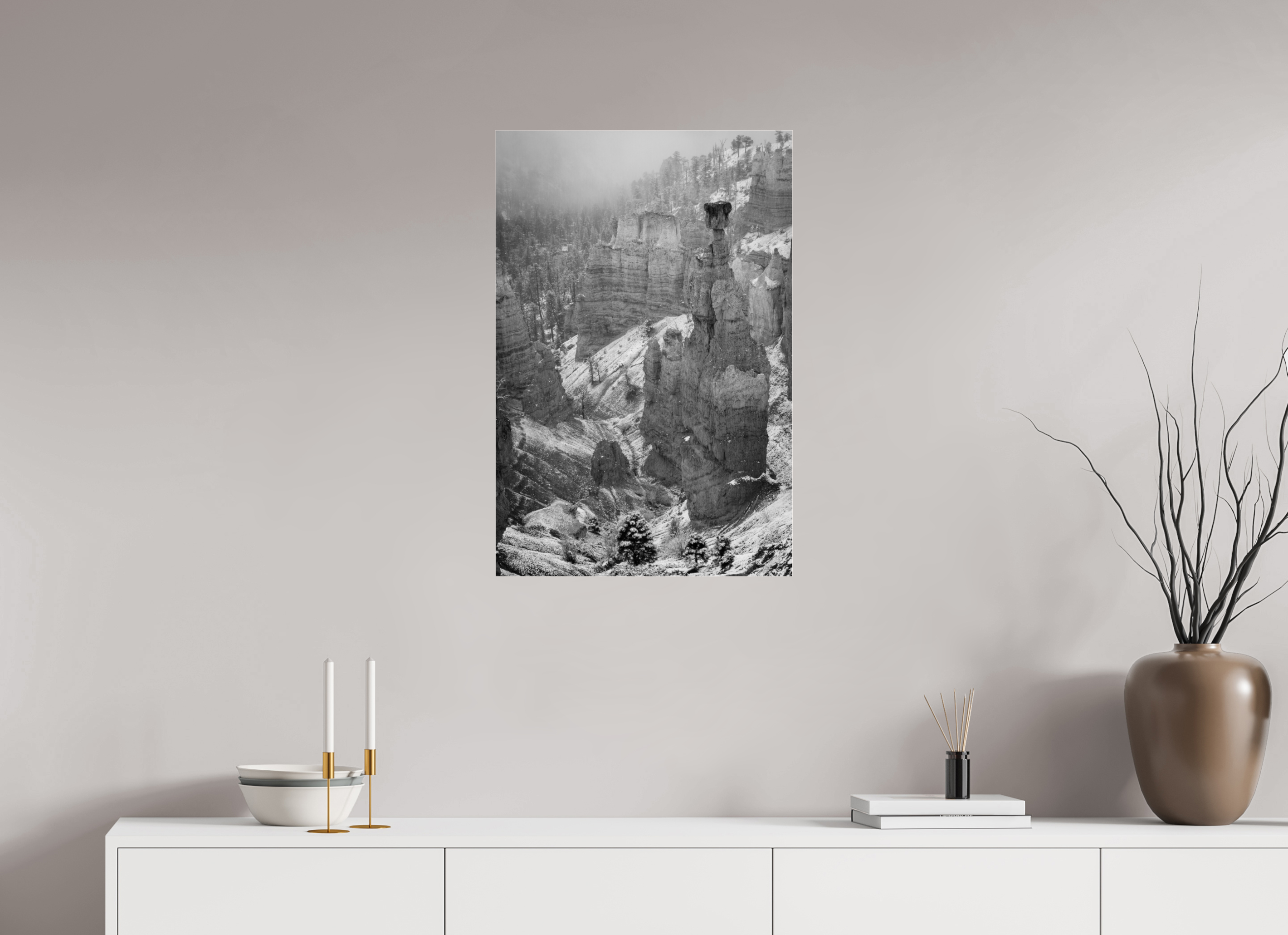 20 x 30″, acrylic CATHEDRAL OF STONE