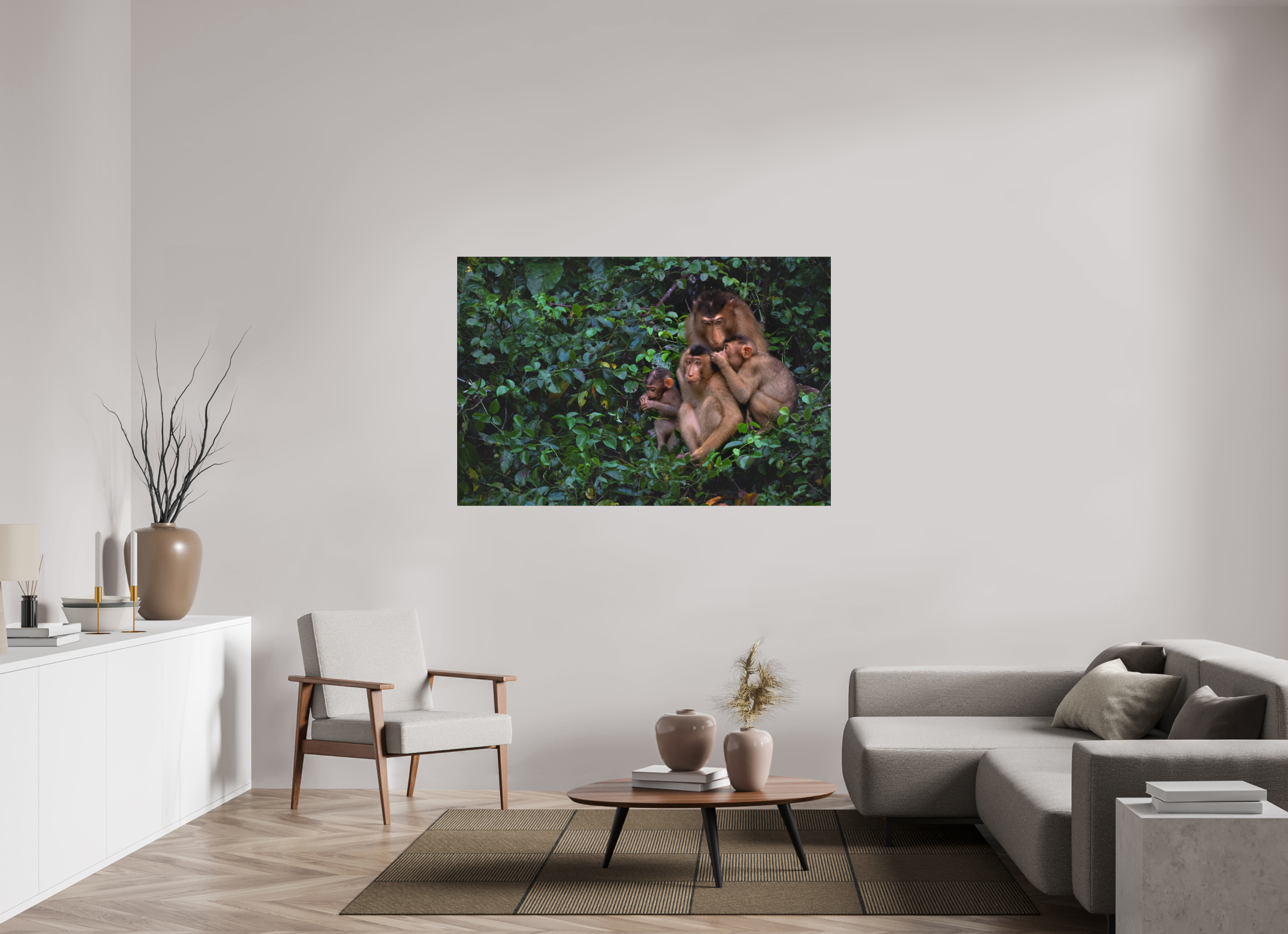 60 x 40″, Metal Family Ties