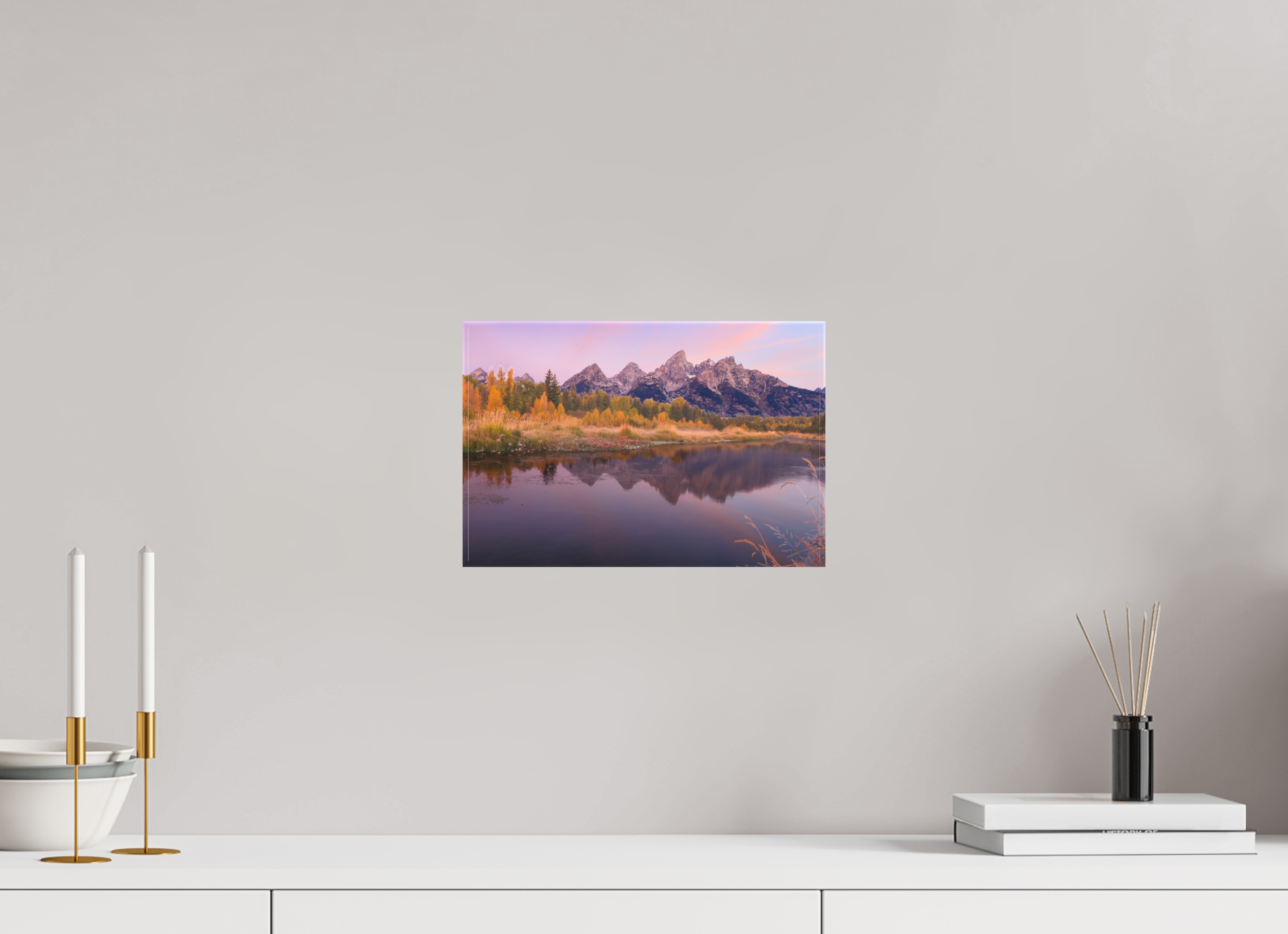 12 x 8″, Canvas TETON SUNRISE