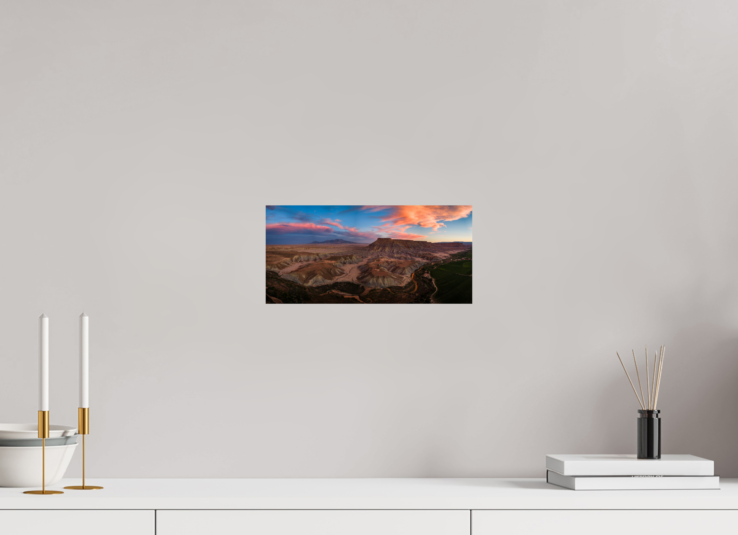 12.6 x 6″, Fine Art prints Last Light of the Badlands