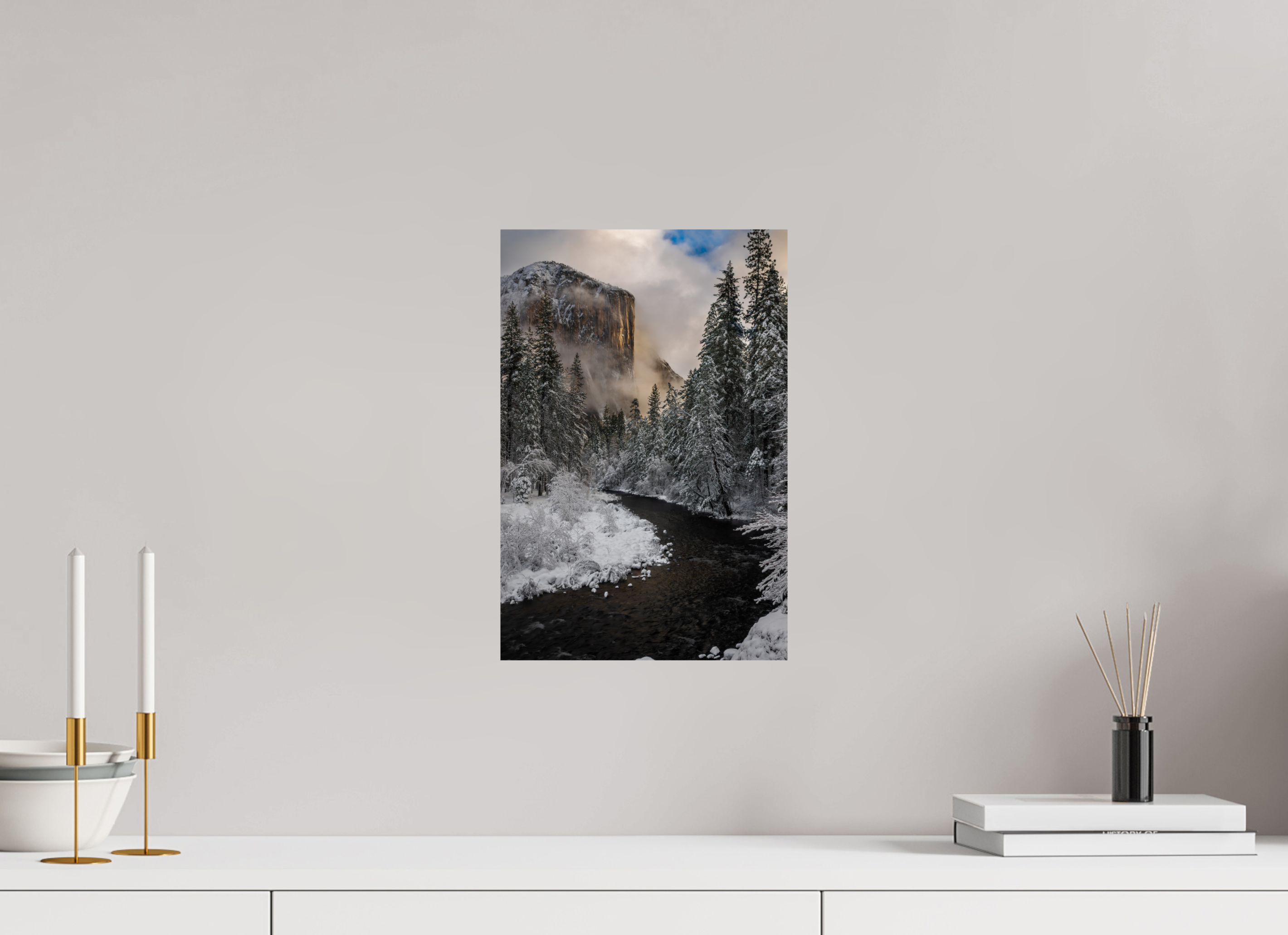 10 x 15″, Fine Art prints El Capitan and the Merced, After the Storm