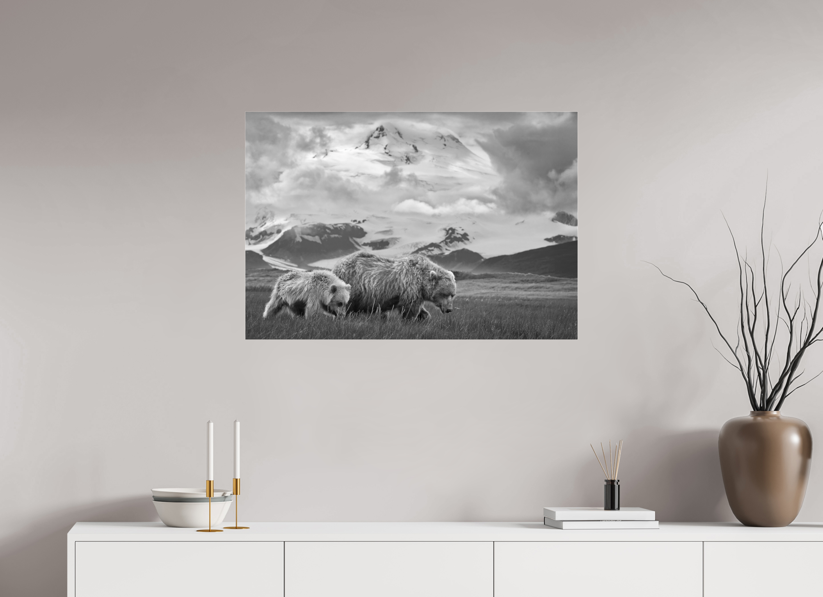 35 x 24″, acrylic Coastal Bears