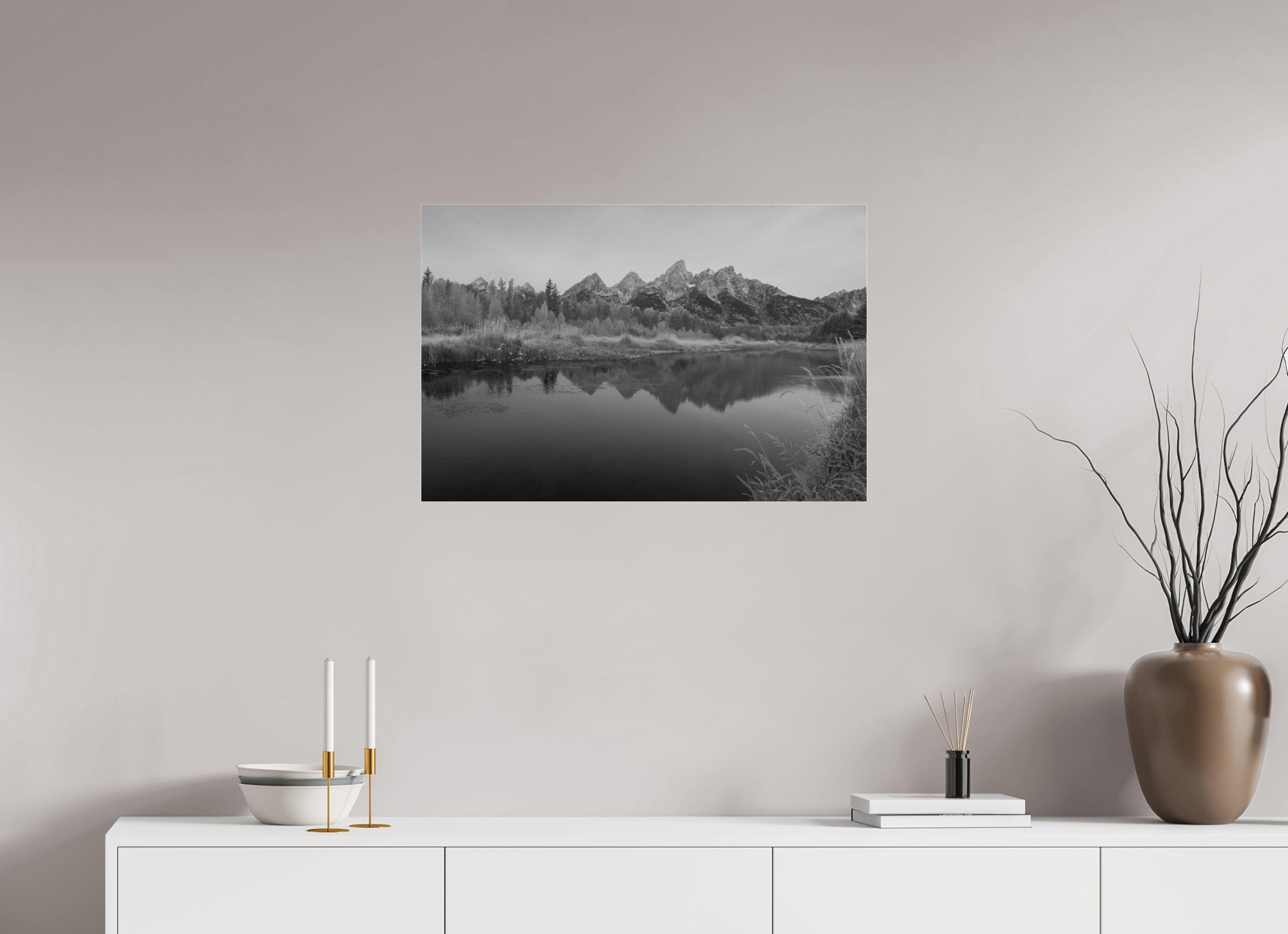 30 x 20″, acrylic TETON SUNRISE