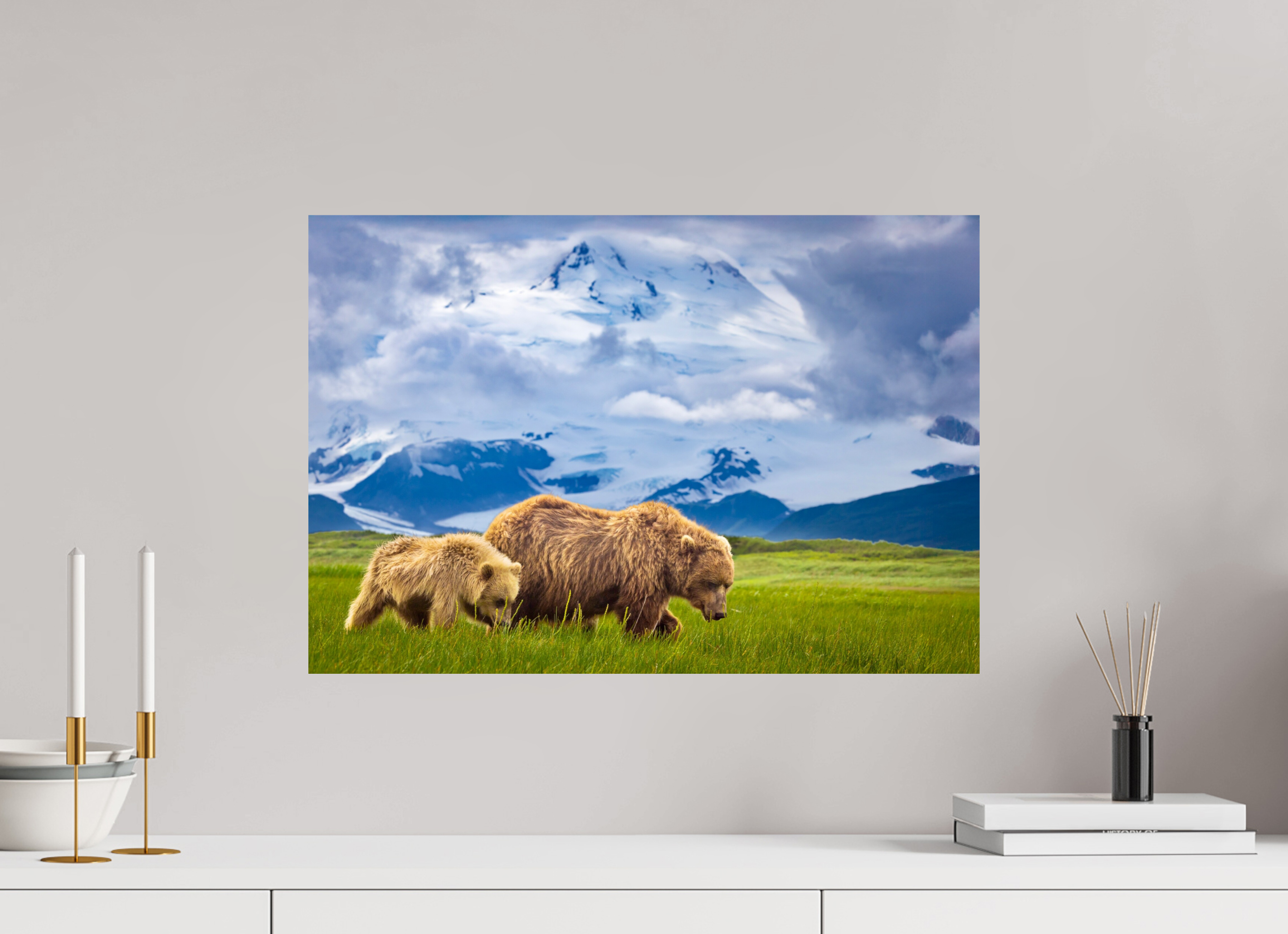 23.4 x 16″, Fine Art prints Coastal Bears